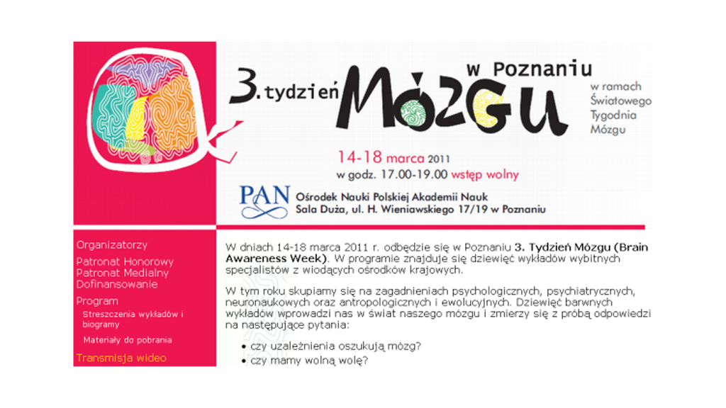3. Tydzień Mózgu w Poznaniu