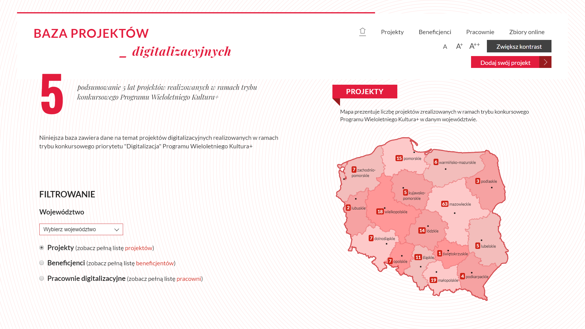 Powstała Baza Projektów Digitalizacyjnych