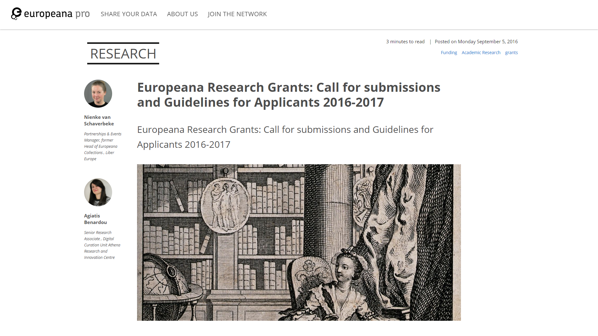Granty z Europeany dla młodych badaczy