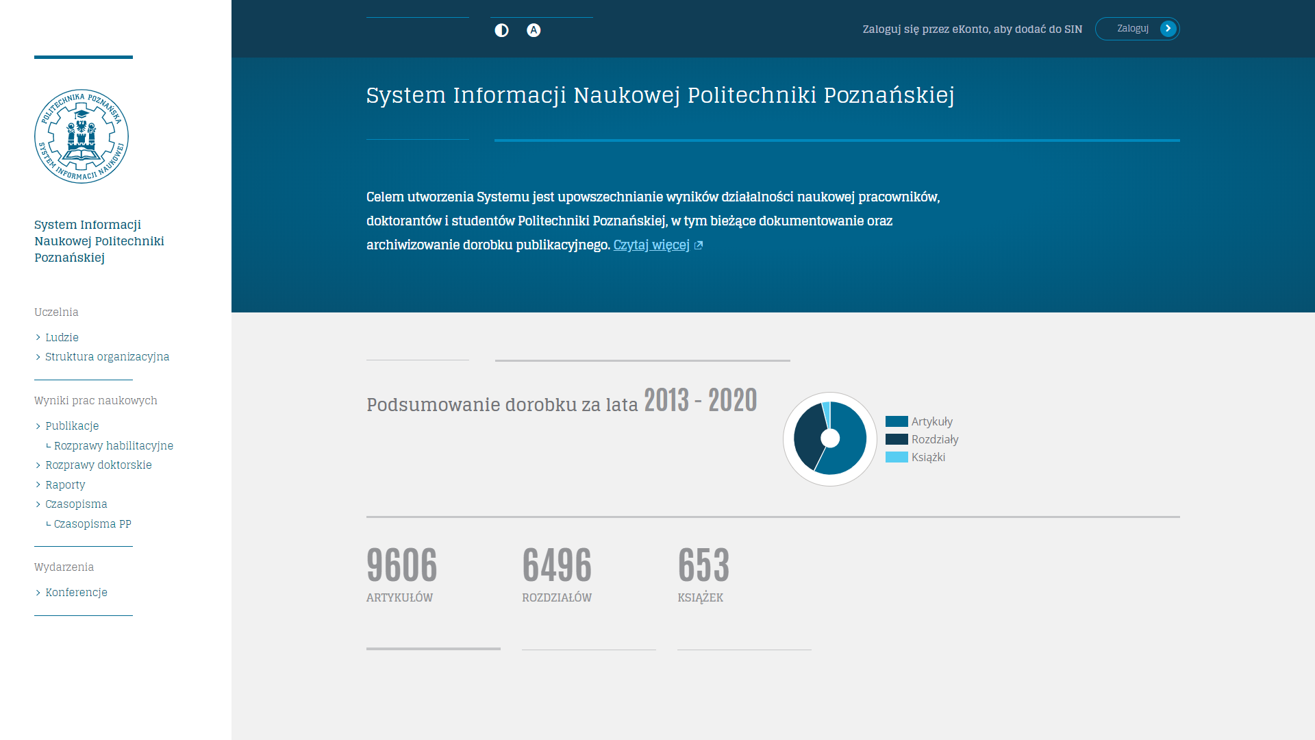 System Informacji Naukowej Politechniki Poznańskiej i PCSS