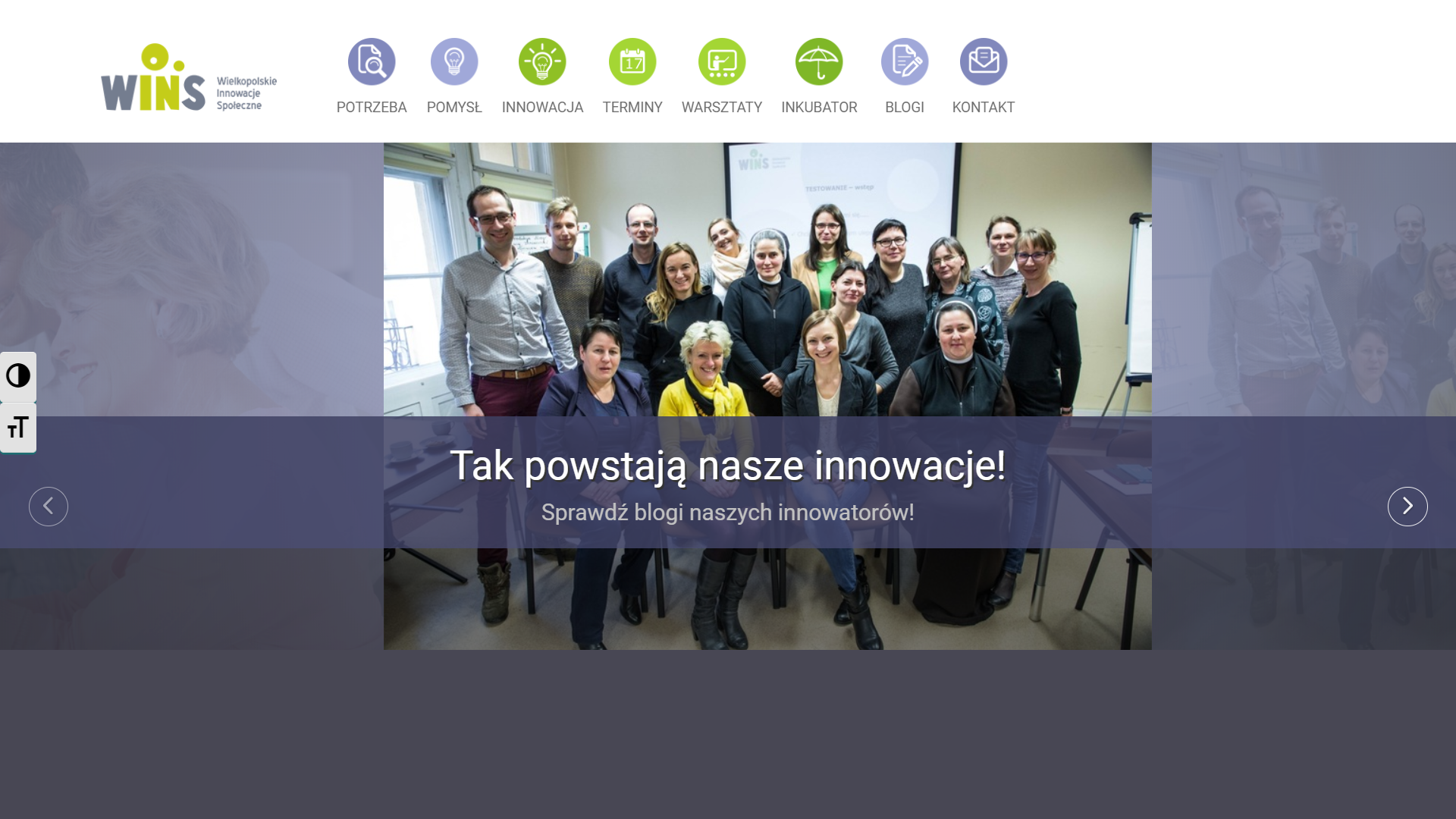 Zaproszenie na warsztaty informacyjno-edukacyjne projektu WINS