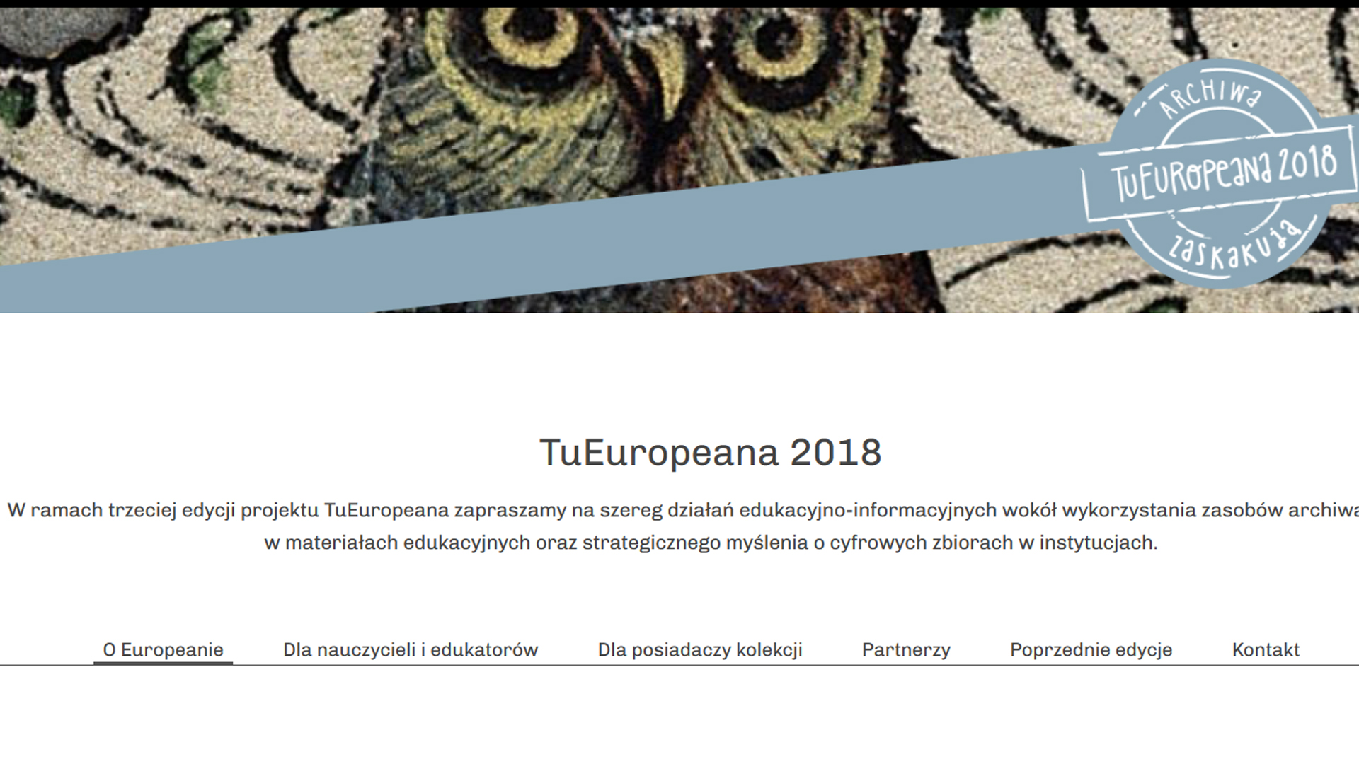 Europeana 2018: archiwa zaskakują