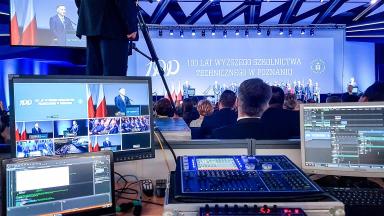 Fotorelacja: PCSS partnerem technologicznym jubileuszu 100-lecia Politechniki Poznańskiej