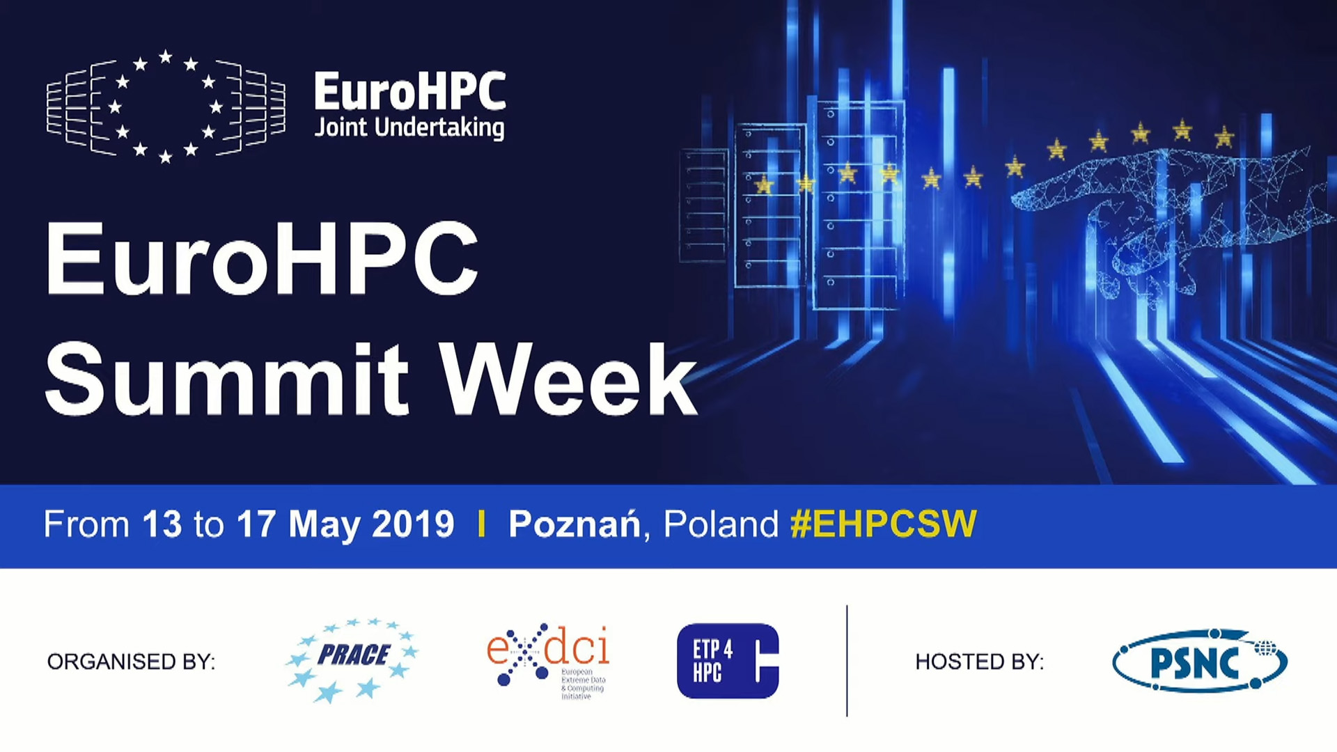 EuroHPC Summit Week 2019: zapraszamy na transmisję