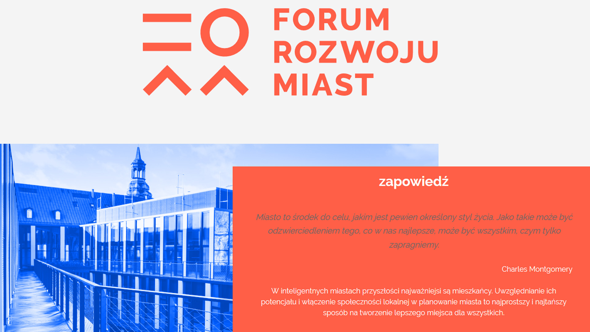 PCSS partnerem Forum Rozwoju Miast 2019