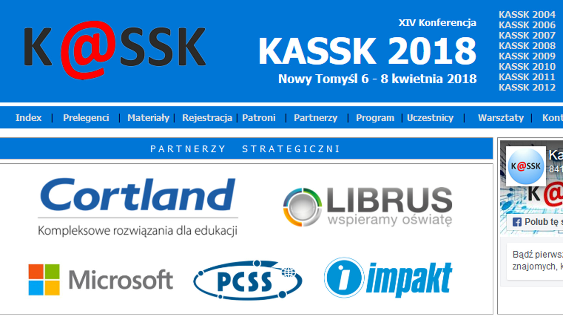 PCSS partnerem technologicznym KASSK 2018