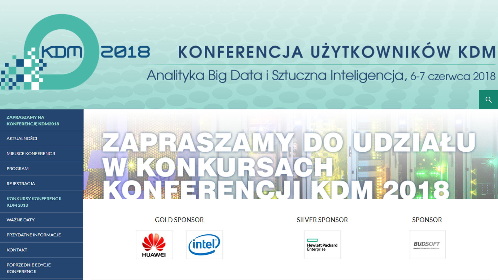 Zapraszamy do rejestracji na Konferencję KDM 2018