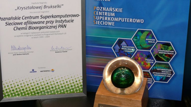 PCSS zdobywcą „Kryształowej Brukselki”