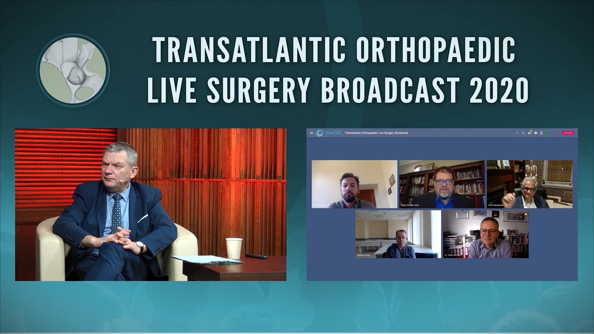 Orthopaedic Live Surgery Broadcast 2020 ze studia w PCSS