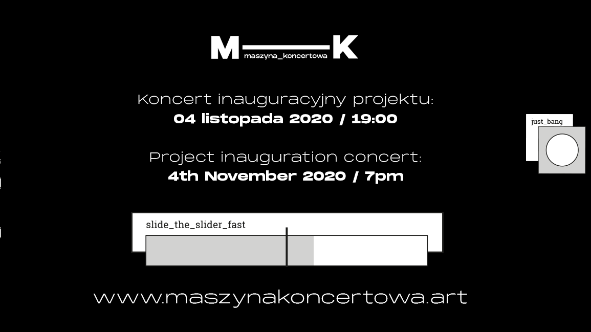 Inauguracja projektu „Maszyna koncertowa”