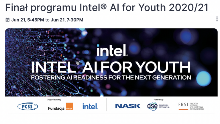 Wybrano 5 najlepszych projektów w ramach programu Intel® AI for Youth