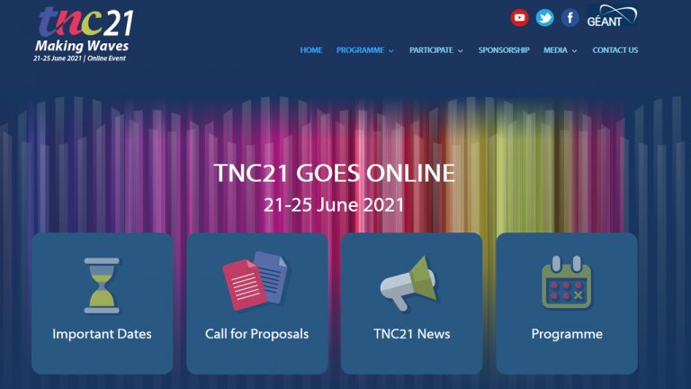 PCSS realizuje Konferencję TNC21 – tym razem całkowicie zdalnie