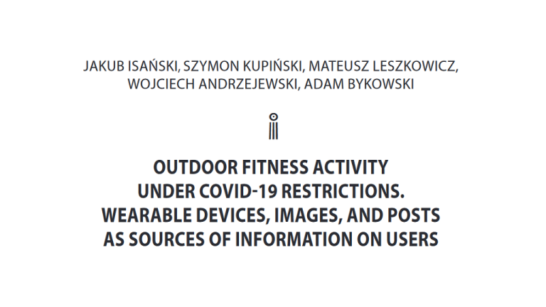 Badania PCSS i UAM: jak COVID-19 wpłynął na aktywności na świeżym powietrzu?