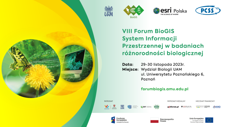 VIII Forum BioGIS – System Informacji Przestrzennej w badaniach różnorodności biologicznej