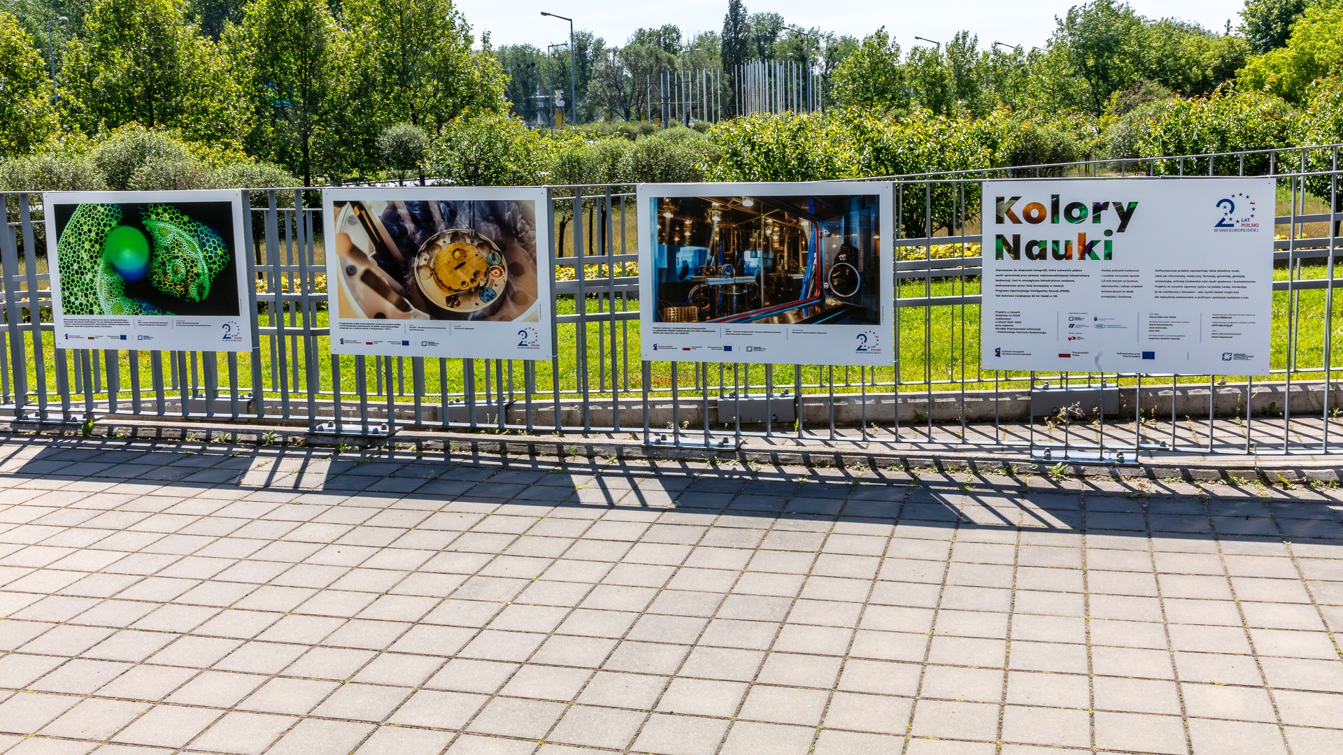 „Kolory Nauki” – plenerowa wystawa z okazji 20-lecia Polski w Unii Europejskiej