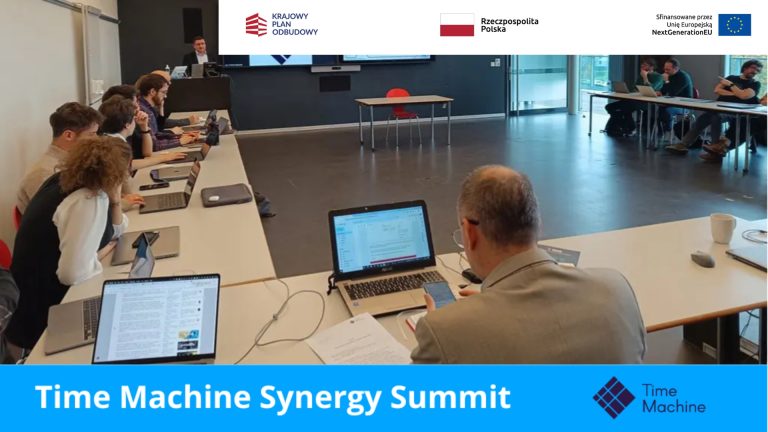Prezentacja DARIAH-HUB Poland na The Time Machine Synergy Summit 2024