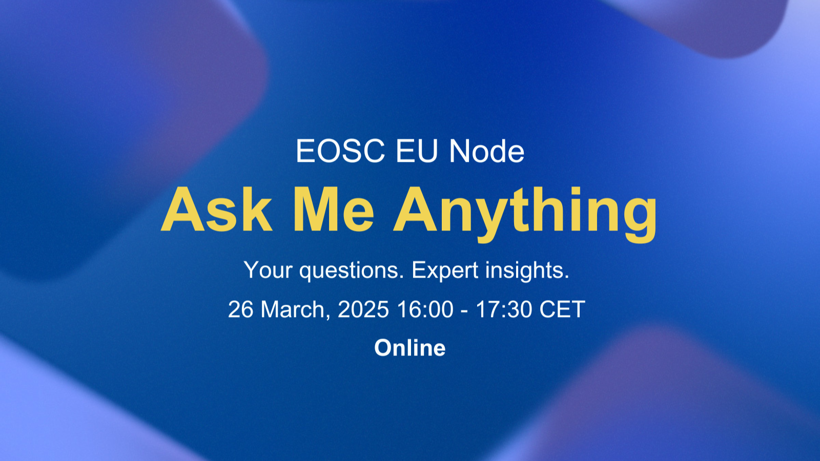 Weź udział w pierwszym webinarze o EOSC EU Node