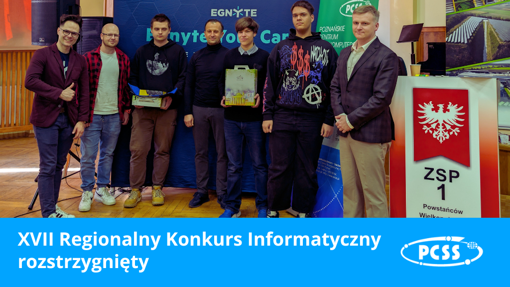 PCSS partnerem XVII Regionalnego Konkursu Informatycznego