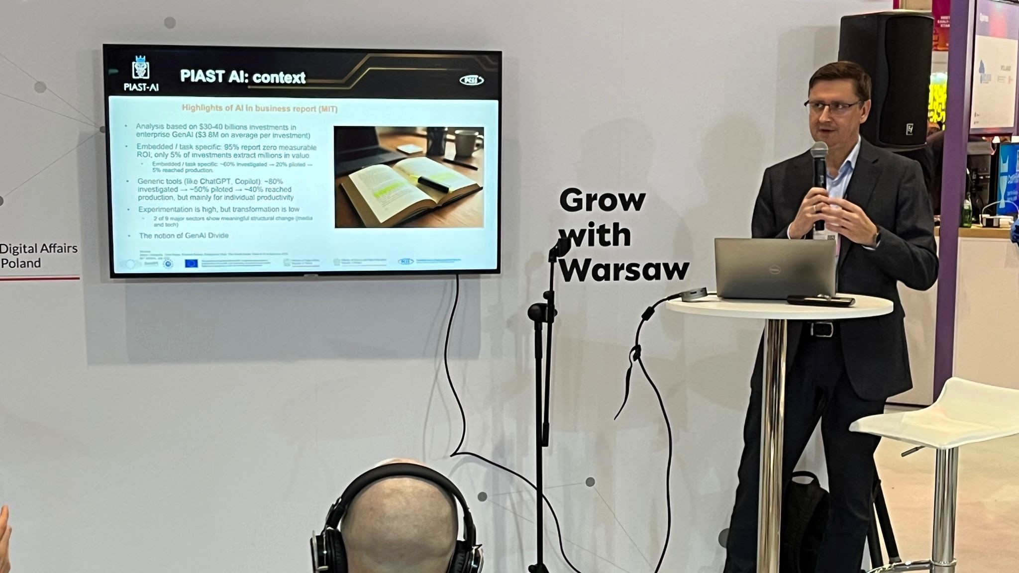 Prezentacja PIAST AI Factory podczas Web Summit 2025