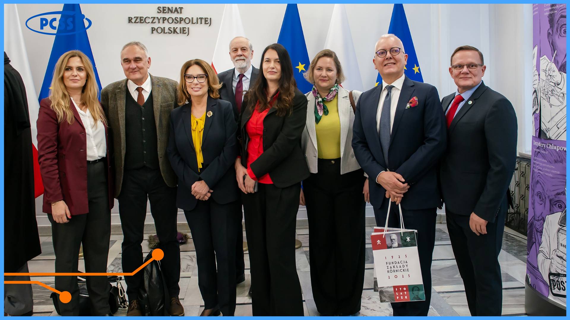 Przedstawiciele ICHB PAN i PCSS na otwarciu wystawy „Pod okiem zaborcy. Miejsca i ludzie pracy organicznej”