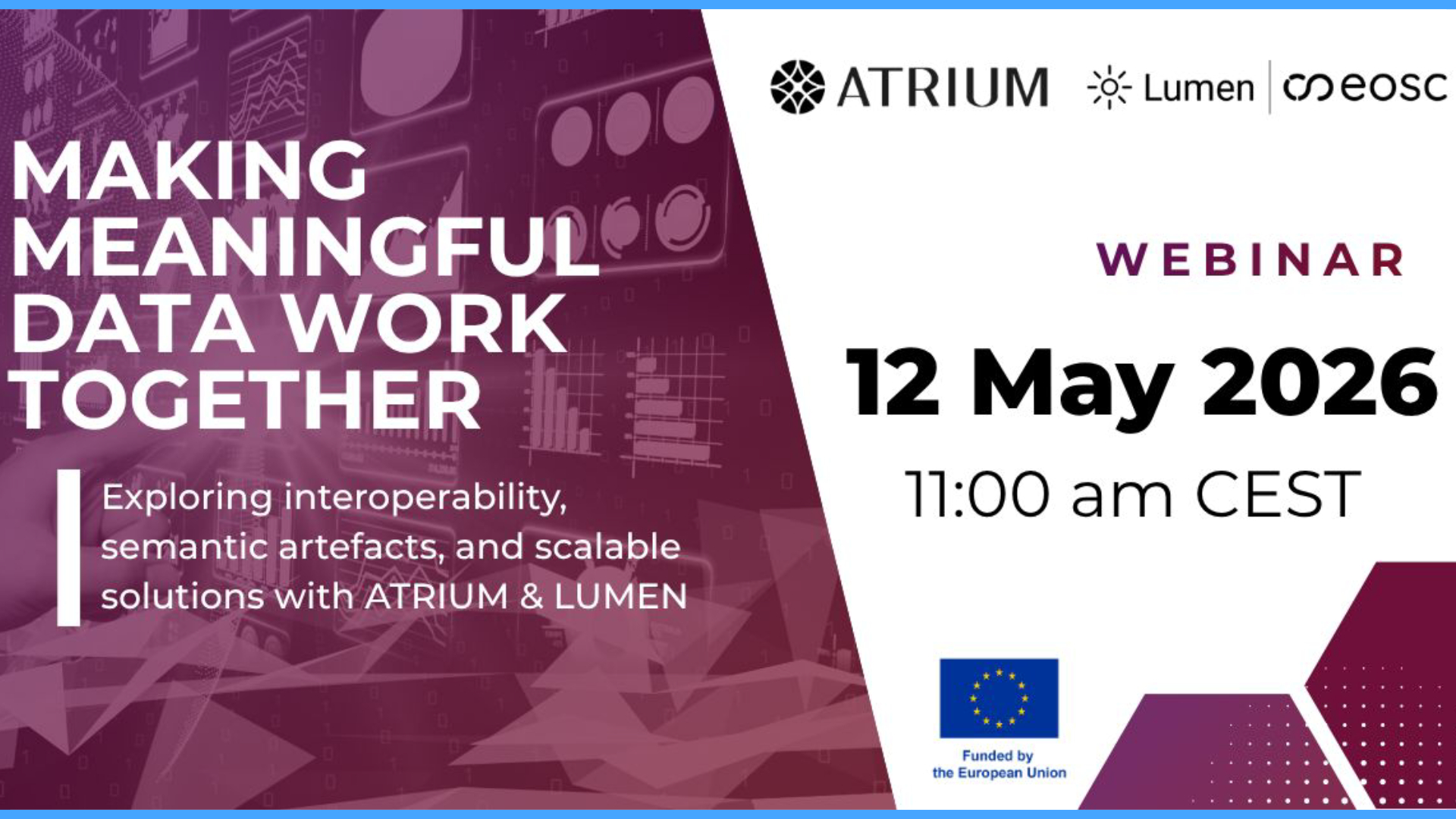 Webinar projektów ATRIUM i LUMEN
