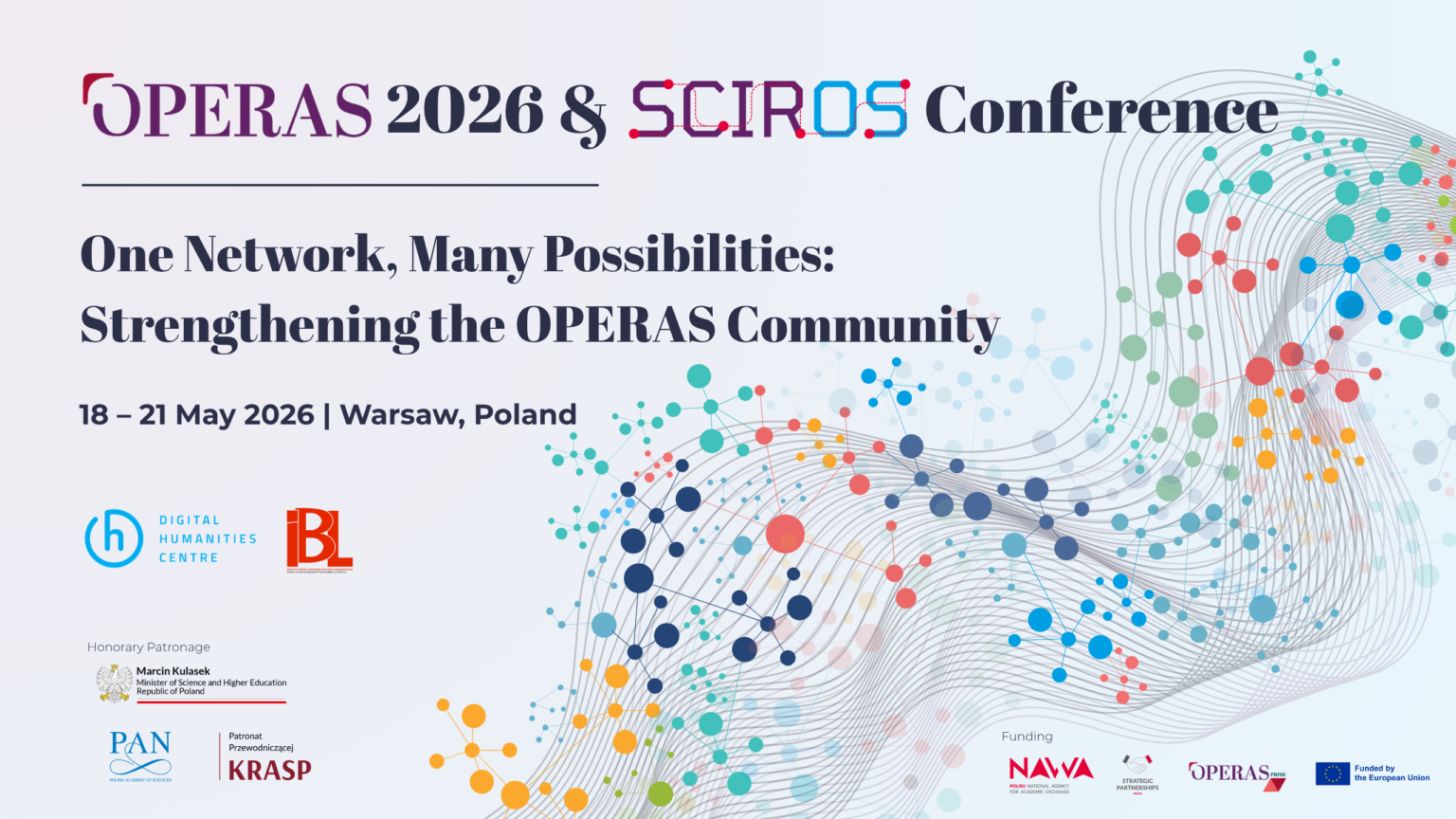 Przyszłość otwartej nauki – konferencja OPERAS 2026 & SCIROS w Warszawie