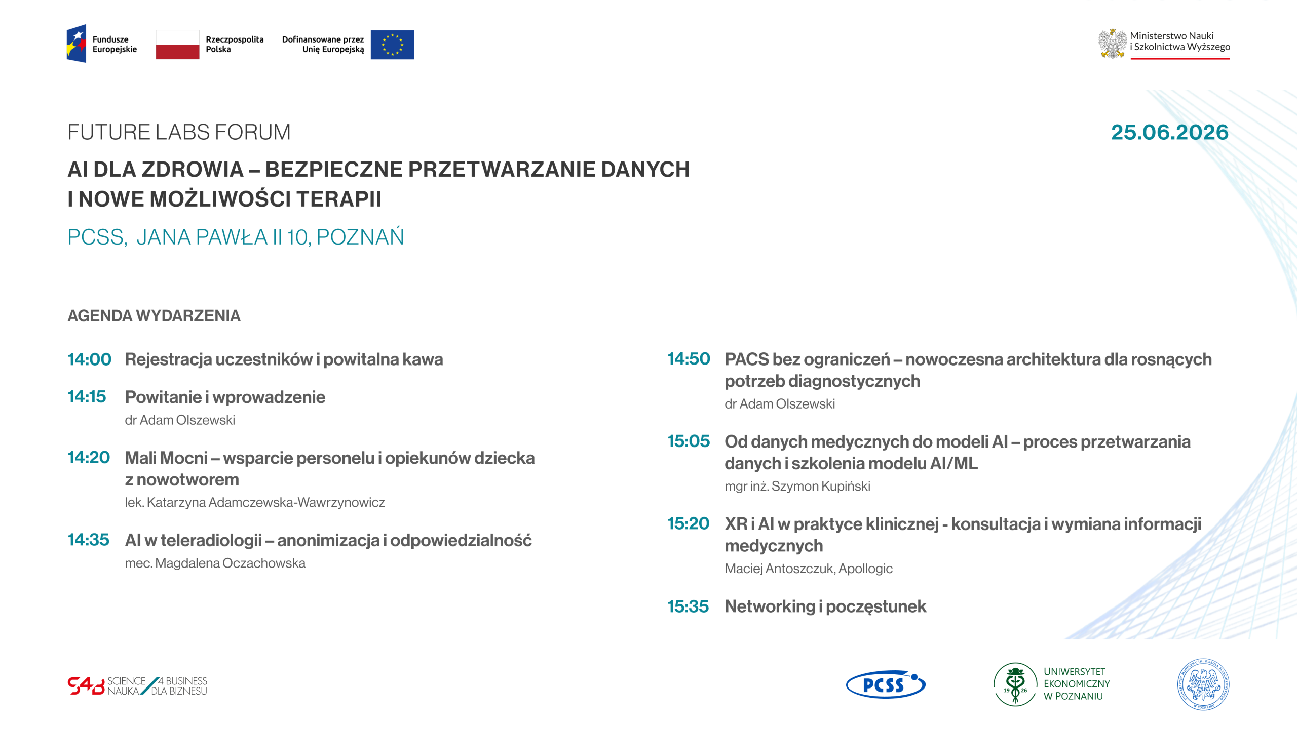Future Labs Forum: AI dla zdrowia – bezpieczne przetwarzanie danych i szanse terapii 