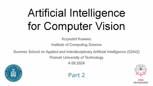 AI for Computer Vision part 2