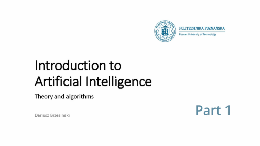 Introduction to AI part 1