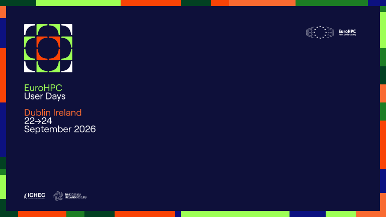 poster regarding EuroHPC User Days 2026